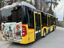Heckansicht des MB C2 K '10912' von Rolf Stutz, Jonen am 19.4.21 beim Bahnhof Uitikon-Waldegg.