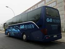 Setra 515 HD von GFB-Reisen aus Deutschland in Neubrandenburg am 25.11.2018