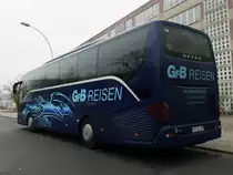 Setra 515 HD von GFB-Reisen aus Deutschland in Neubrandenburg am 25.11.2018