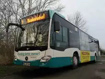 Mercedes Citaro III der Neubrandenburger Verkehrsbetriebe in Neubrandenburg am 25.11.2018