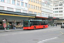 VB/TPB Nr. 182 (Mercedes Citaro Facelift O530) am 20.3.2021 beim Bhf. Biel/Bienne