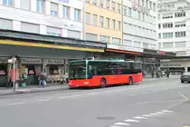 VB/TPB Nr. 182 (Mercedes Citaro Facelift O530) am 20.3.2021 beim Bhf. Biel/Bienne