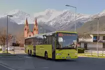 Mercedes-Benz O 550 (Integro) von Postbus (BD-14756) als Lnie 4123 in Telfs, Untermarktstraße. Aufgenommen 8.4.2021.
