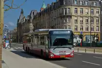 ED 8684, Iveco Crossway des CFL aufgenommen nahe dem Bahnhof der Stadt Luxemburg. 20.04.2021