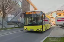 Solaris Urbino von Postbus (BD-16028) als LInie 4123 bei der Haltestelle Telfs Inntalcenter. Aufgenommen 8.4.2021.