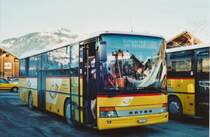 K�bli, Gstaad BE 235'726 Setra am 24. Dezember 2008 Gstaad, Bahnhof