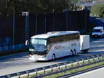 Setra S517 HD, Pejić Tours, Parforceheide 27.Apr.2021