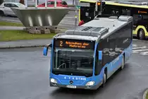 Mercedes Citaro c2 als Stadtbus Bregenz (Linie 2) am 2020-12-29 in der Einfahrt zum Bahnhof Bregenz
