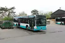 Stadtverkehr Maintal Mercedes Benz Citaro 1 Facelift am 30.04.21. Ein Mitarbeiter hat es mir erlaubt die Fotos auf den Betriebshof zu machen