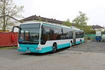 Stadtverkehr Maintal Mercedes Benz Citaro 1 Facelift G am 30.04.21. Ein Mitarbeiter hat es mir erlaubt die Fotos auf den Betriebshof zu machen. Dies ist der erste Maintaler Gelenkzug in den Hausfarben des Stadtverkehr Maintal