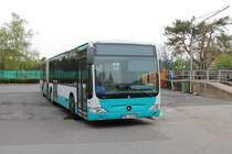 Stadtverkehr Maintal Mercedes Benz Citaro 1 Facelift G am 30.04.21. Ein Mitarbeiter hat es mir erlaubt die Fotos auf den Betriebshof zu machen. Dies ist der erste Maintaler Gelenkzug in den Hausfarben des Stadtverkehr Maintal