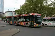 ICB Irizar Elektrogelenkbus Wagen 471 am 02.07.21 in Frankfurt am Main Hbf