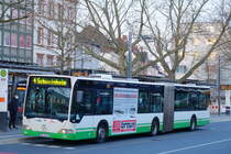 Stadtwerke Aschaffenburg / Wagen 148 (AB-VA 48) / Aschaffenburg, Hauptbahnhof/ROB / Mercedes-Benz O 530 G / Aufnahemdatum: 15.04.2021 / Werbung: Dirk Braun GmbH Wärmemessdienst (TB)/Rechtsanwälte Dr. Häcker & Kollegen (Heck)