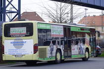 Verkehrsgesellschaft Vorspessart mbH / AB-VR 101 / Aschaffenburg, Hauptbahnhof/ROB / Setra S 415 NF / Aufnahemdatum: 21.04.2021 / Werbung: Möbel-Zentrum Spessart/ Küchen-Welt Schmidmeier