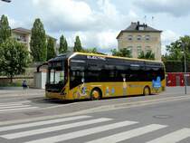 VV 2131, Volvo 7900 E, am 20. Mai 2021 auf der Linie 304 am Bahnhof Bettembourg abgelichtet