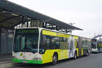 Stadtwerke Aschaffenburg / Wagen 147 (AB-VA 47) / Aschaffenburg, Hauptbahnhof/ROB / Mercedes-Benz O 530 G / Aufnahemdatum: 30.04.2021 / Werbung: Fashion Hotspot Großostheim