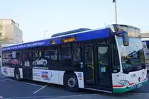 Stadtwerke Aschaffenburg / Wagen 198 (AB-VA 98) / Aschaffenburg, Hauptbahnhof/ROB / Mercedes-Benz O 530 C2 / Aufnahemdatum: 30.04.2021 / Werbung: Gödert Immobilien (links und Heck)/Lenk Karosserie (rechts)