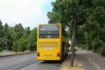 MAN Lion's City DD der BVG in Berlin Rudow an der Endhaltestelle am 02. Juli 2021.