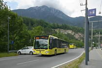 Mercedes-Benz O 530 III (Citaro 2. Generation) von Auderer (IM-BUS16) als Linie 4204 am Bahnhof Imst-Pitztal. Aufgenommen 22.6.2021.