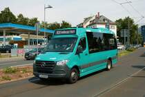 ICB Mercedes Benz Sprinter Wagen 50 auf der Linie 83 am 10.07.21 in Frankfurt am Main Friedberger Warte 