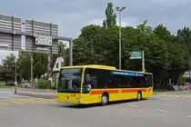 Mercedes Citaro 75 der BLT, auf der Linie 37, fährt zur Haltestelle St. Jakob. Die Aufnahme stammt vom 30.06.2021.
