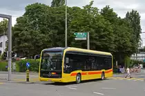 Mercedes eCitaro 1004, auf der Linie 37, fährt zur Haltestelle St. Jakob. Die Aufnahme stammt vom 30.06.2021.