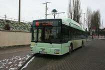 FF O 439 auf der Stadtlinie 982 am 02.02.09 am Bahnhof Frankfurt/Oder