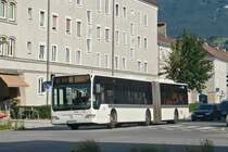 Mercedes-Benz O 530 II (Citaro Facelift) der Innsbrucker Verkehrsbetriebe (Bus Nr. 839) ist als Linie C über die Langstraße umgeleitet. Aufgenommen 12.7.2021.