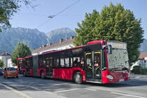Mercedes-Benz O 530 III (Citaro 2. Generation) der Innsbrucker Verkehrsbetriebe (Bus Nr. 432) ist als Linie C über die Langstraße umgeleitet. Aufgenommen 12.7.2021.
