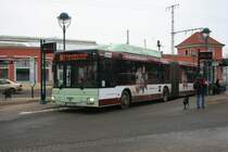 FF O 539 auf der Stadtlinie 981 am 02.02.09 am Bahnhof Frankfurt/Oder