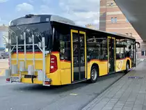 Heckansicht des MB C2 hybrid '11426' am 21.7.21 bei der Ankunft in Spiez.