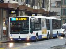 TPG - Mercedes Citaro Gelenkbus Nr.131 GE 960515 unterwegs auf der Linie 5 in Genf am 31.12.2008