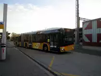 Postauto/PU Stutz Nr. 376 (Solaris New Urbino) am 2.7.2021 beim Bhf. Affoltern am Albis