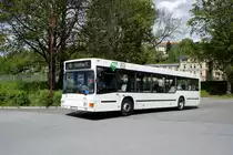 Bus Aue / Stadtbus Aue / Bus Erzgebirge: MAN NL (ASZ-BV 11) der RVE (Regionalverkehr Erzgebirge GmbH), aufgenommen im Mai 2021 am Bahnhof von Aue (Sachsen).