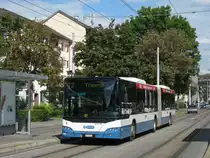 Neoplan 540 an der Haltestelle Krematorium Sihlfeld am 13.09.2013.