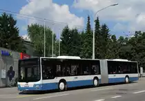 MAN Lion’s City 33 an der Haltestelle Witikon Zentrum am 18.06.2014.