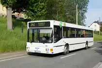 Bus Schwarzenberg / Bus Grünhain-Beierfeld / Bus Erzgebirge: MAN EL (ASZ-BV 24) der RVE (Regionalverkehr Erzgebirge GmbH), aufgenommen im Juni 2021 im Stadtgebiet von Grünhain-Beierfeld.