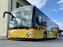 Der MB C2 '10516' vom PU Wieland AG, Murten am 2.8.21 beim Bahnhof Kerzers.
