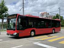 MB C2 hybrid 161 von Bernmobil am 6.8.21 bei Bethlehem Holenacker.