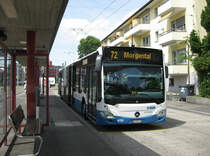 Citaro 430 beim Bucheggplatz am 06.07.2016.