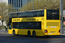 18.04.2019 | Berlin Moabit | BVG | B-V 3138 | MAN Lion's City DD |