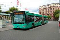 Mainzer Mobilität Mercedes Benz Citaro 2 G Wagen 903 am 10.08.21 am Hauptbahnhof 