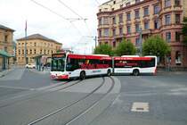 Mainzer Mobilität Mercedes Benz Citaro 2 G Wagen 953 am 10.08.21 am Hauptbahnhof