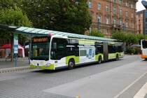 Mainzer Mobilität Mercedes Benz Citaro 2 G Wagen 919 am 10.08.21 am Hauptbahnhof