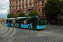 Mainzer Mobilität Mercedes Benz Citaro 2 G Wagen 941 am 10.08.21 am Hauptbahnhof