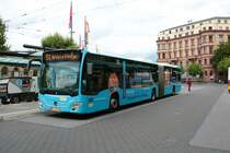 Mainzer Mobilität Mercedes Benz Citaro 2 G Wagen 941 am 10.08.21 am Hauptbahnhof