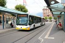 Mainzer Mobilität Mercedes Benz Citaro 2 G Wagen 961 am 10.08.21 am Hauptbahnhof