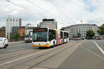 Mainzer Mobilität Mercedes Benz Citaro 2 G Wagen 940 am 10.08.21 am Hauptbahnhof