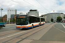 ESWE Verkehr MAN Lions City G am 10.08.21 am Hauptbahnhof in Mainz