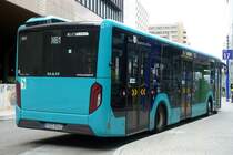 MAN Lion's City 12 Hybrid  RMV - In der City Bus , Flughafen Frankfurt Juli 2021